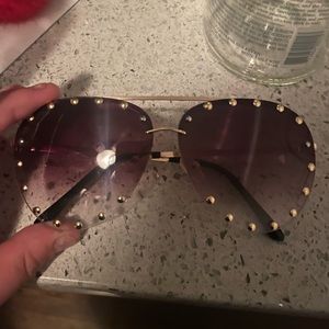Louis Vuitton the party studded sunglasses